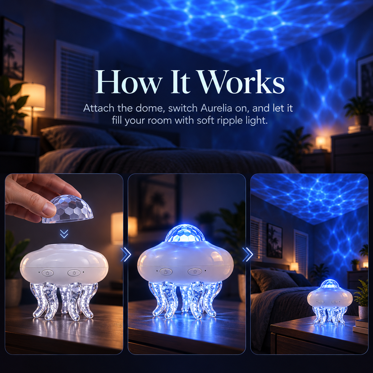 Nerilume Aurelia | Jellyfish Ambient Projector
