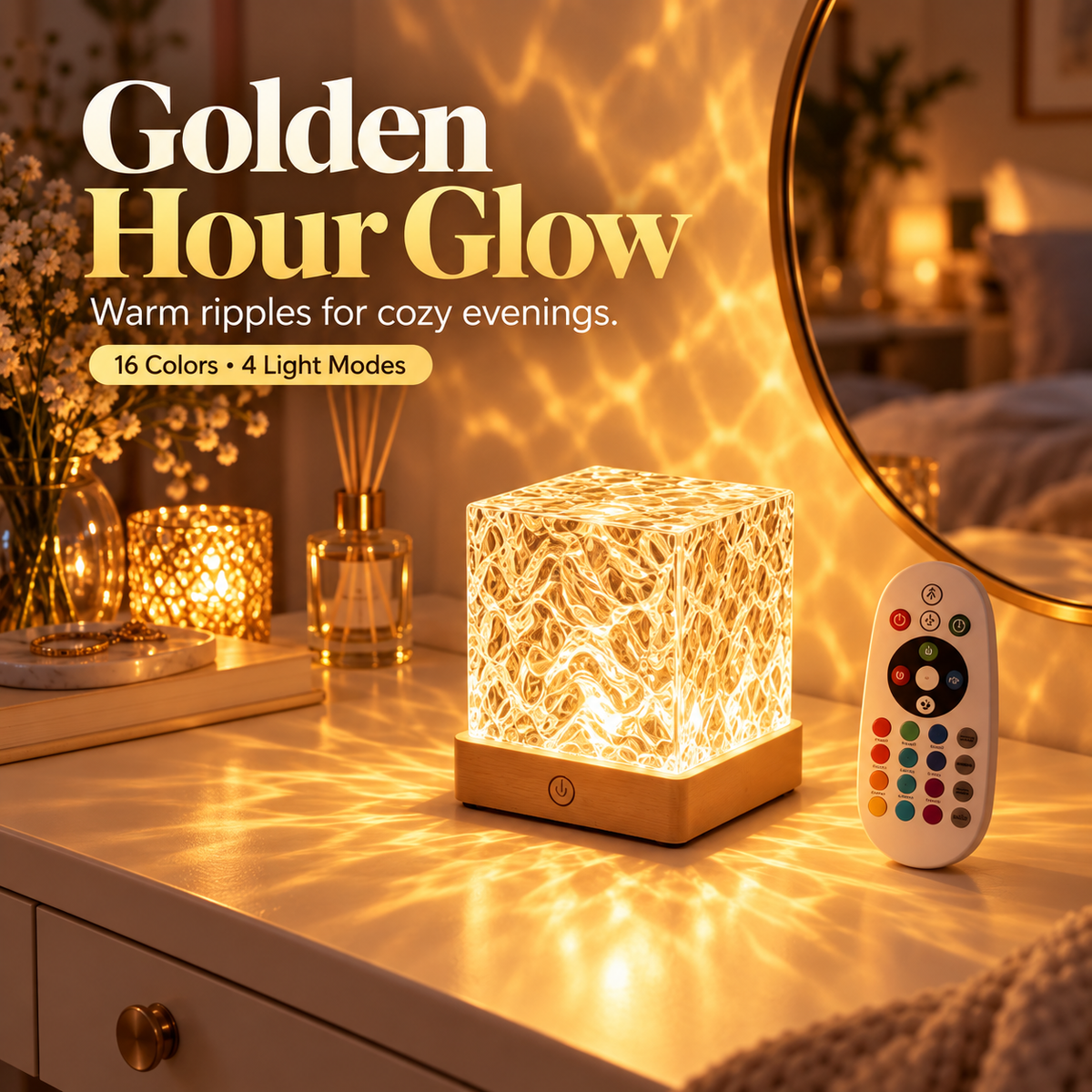 Nerilume Tidal | Ocean Ripple Cube Light