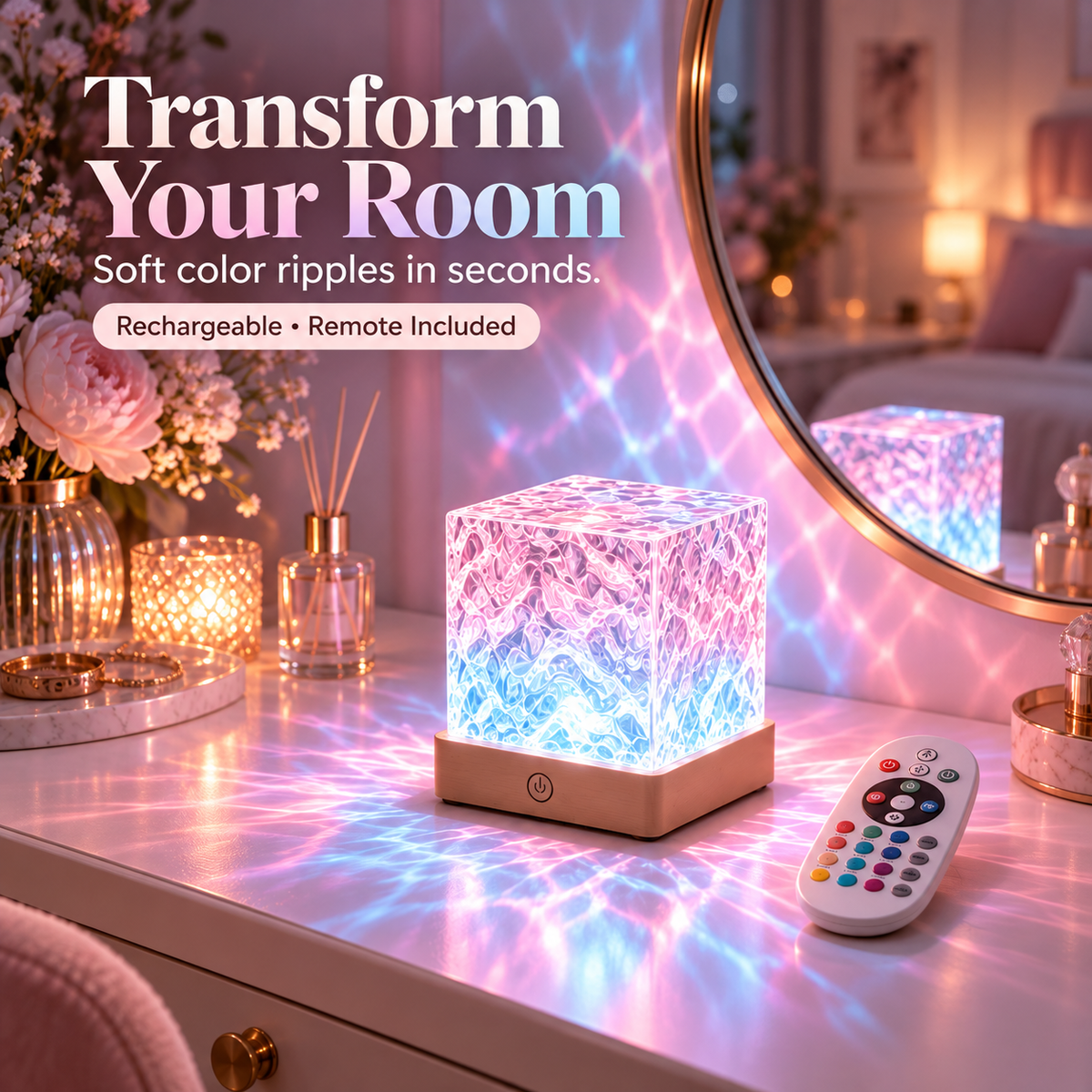 Nerilume Tidal | Ocean Ripple Cube Light